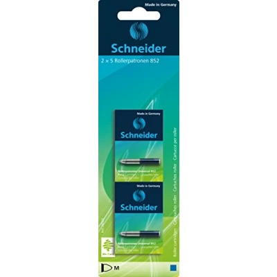Obrázek Schneider Kazeta na kolečkách Universal 852 (smazatelná, pro bombičky Breeze, Base Senso/Ball a ID Duo) 2 x 5 kusů inkoustu: královská modrá