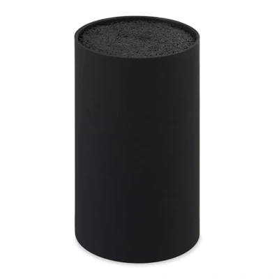 Obrázek Relaxdays Blok na nože bez osazený štětinami, nože, pro 8 nožů všeho druhu, držák HD, černý, 18 x 11 cm