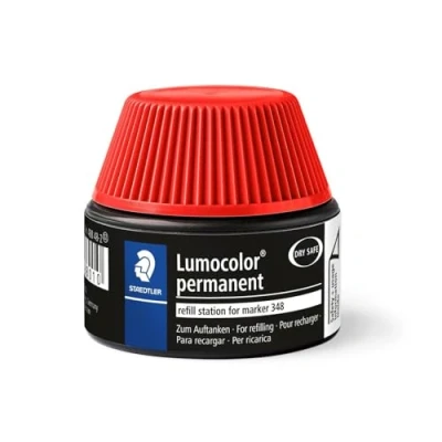 Obrázek Staedtler 488 48 Lumocolor Duo permanentní popisovač doplňovací stanice pro 342/348, 15 20 x doplňování, červená