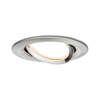 Obrázek Paulmann 93876 Nova Plus LED Vestavné svítidlo vč. Coin jednotlivého svítidla výkyvné kulaté 84 mm 50 6 W 230 V stmívatelné 2700 K bílé matné bodové světlo