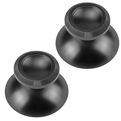 Obrázek Aussel Kovový hliníkový Thumbsticks Thumb Grip Stick pro PS4 Xbox EIN Game System Controller 2 v 1 (černá)