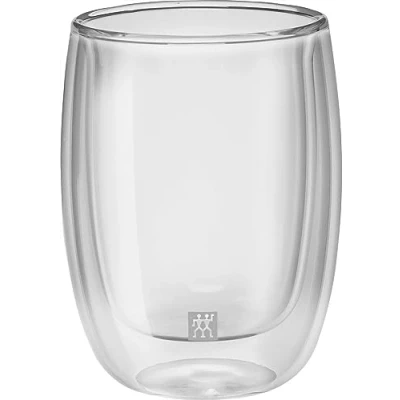 Obrázek ZWILLING Sorrento dvouplášťové kávové sklenice, 2 x 200 ml, borosilikátové sklo, termo žáruvzdorné, 2dílné