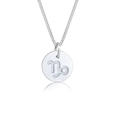 Obrázek Elli Dámský pravý šperk, řetízek na krk, stříbrný s přívěskem, hvězda, znamení zvěrokruhu, astro, trend, krystaly Swarovski, sterlingové stříbro, délka 925, 45 cm, Bez