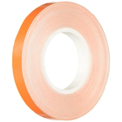 Obrázek 4R Quattroerre.it 10225 Dekorstreifen Wheel Stripes für Motorradfelgen mit Applikator, Orange, 7 mm x m