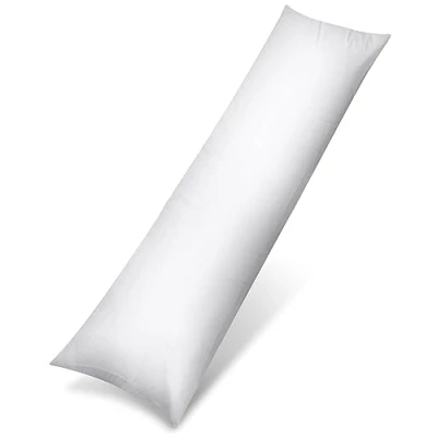 Obrázek Utopia Bedding polštář pro spaní na boku 40 x 145 cm, celé tělo, dlouhý těhotenský podporu mateřství, tělo (bílý)