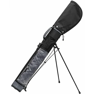 Obrázek Longridge 5&#039; Travelite golfová taška černá/stříbrná