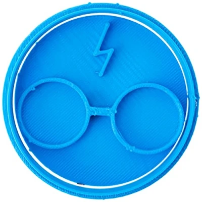 Obrázek Cuticuter Harry Potter Ausstechform, Blau, 8 x 7 1.5 cm
