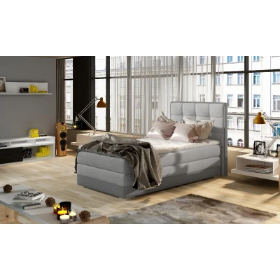 Obrázek Boxspring Aster 90x200 Materiál / Dekor: Sawana 21, Ekokůže Soft 29, Orientace: Levá