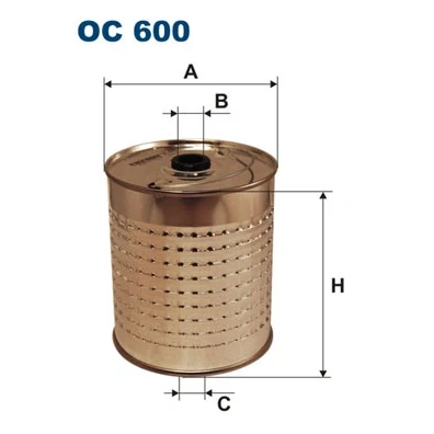 Obrázek Filtron OC600 olejový filtr