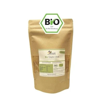 Obrázek Bio Ceylon skořice 100 g mletá typ prémiová kvalita, redukce zárodků, bez lepku, laktózy, laboratorně testováno, veganská, 100% přírodní, šetrně sušená a (100 g)