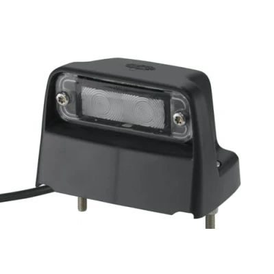 Obrázek HELLA Osvětlení registrační značky LED 24 V / 12 nástavba/šroubované ADR/GGVS Barva světelných oken: čiré kabel: 500 mm zástrčka: EASYCONN boční montáž množství: 1 2KA 012