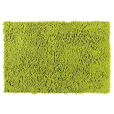 Obrázek Wenko Koupelnový koberec Žinylka Anise Green, sprchová rohož, polyester, anýzová zelená, 80 x 50 3 cm