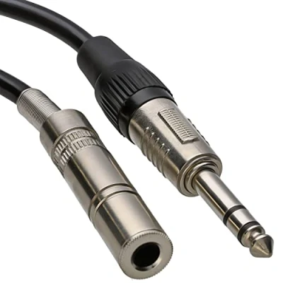 Obrázek prémie 6,35 mm TRS Jack podpory Stereo zásuvka zástrčkou K zdířce Kabel 3 m