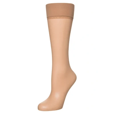 Obrázek Falke Shelina 12 Denier Ultratransparent Shiny Podkolenky, Ženy, Velikost: 39 42, Powder