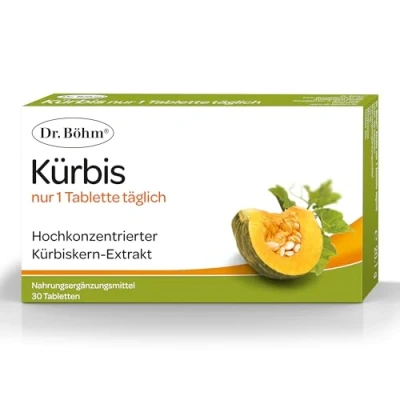 Obrázek Dr. Böhm dýně pouze 1 tableta denně: extrakt z na podporu, pro muže od 40, 30 tablet
