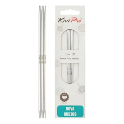 Obrázek KnitPro K12101 Punčochové pletací jehlice, mosaz, laiton briliant, 2 mm, 5
