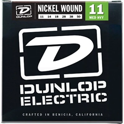 Obrázek Struny pro elektrickou kytaru Dunlop DEN1150 středně těžký 11 50 nikl