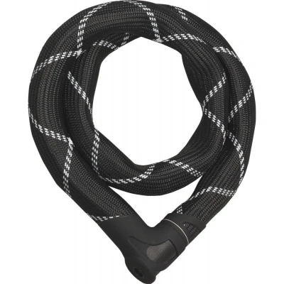 Obrázek ABUS Řetězový zámek Iven Chain 8210 na kolo z tvrzené oceli s opláštěním umělých vláken bezpečnostní úroveň 10 140 cm černý