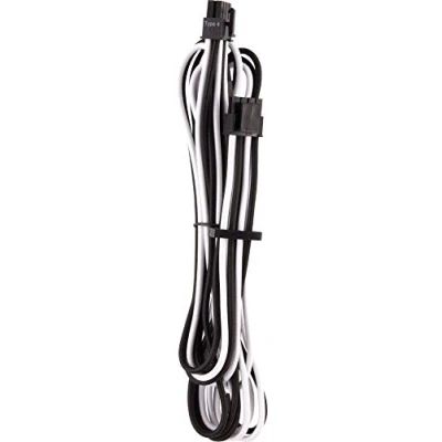 Obrázek Corsair Premium Sleeved síťový zdroj EPS12V/ATX12V kabel typ 4 (generace série) bílý/černý