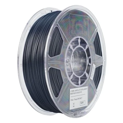 Obrázek eSUN PETG Filament 1,75 mm, CF plněné Filament, cívka 1 kg (2,2 LBS) materiály pro 3D tiskárny FDM, tmavě modrá
