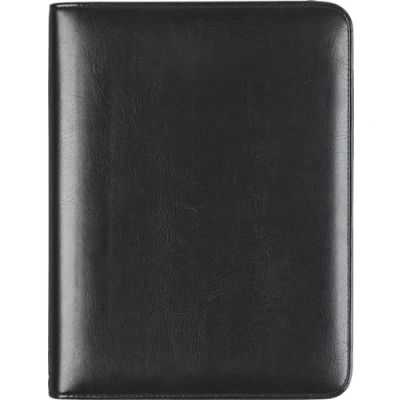 Obrázek rido/idé 706504290 systémy/kroužkový kalendář/časovač časování (1, A 5, 148 x 210 mm, kroužkový pořadač z umělé kůže, s patkou, 6kroužková mechanika vyklápěcí páčky, bez kalendáře), černá