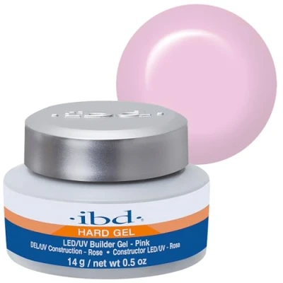 Obrázek IBD Hard gel LED/UV růžový, 1 balení (1 x 14 g)