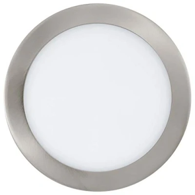 Obrázek EGLO connect LED vestavné svítidlo Fueva C, vestavná lampa Smart Home, materiál: kovový odlitek, plast, barva: Nikl matný, Ø: 22,5 cm, stmívatelné, bílé odstíny a barvy nastavitelné