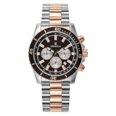 Obrázek Orphelia Pánské náramkové hodinky New wave Chronograph Quarz ušlechtilá ocel, vícebarevná/vícebarevná, Náramek