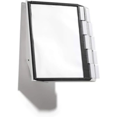 Obrázek Durable Systém pohledových tabulek Sherpa Wall s 10 zornými tabulemi, 1 kus, černá/šedá, 563122