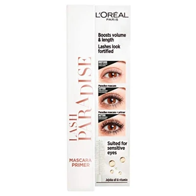 Obrázek L&#039;Oréal Paris Primer na řasenku, pro délku, objem a delší držení řasenky, podkladový nátěr řasy transparentní, 7,2 ml
