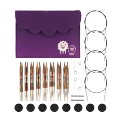Obrázek KnitPro Vyměnitelné hroty kruhových pletacích jehel Deluxe symfonie (3,508,00 mm)