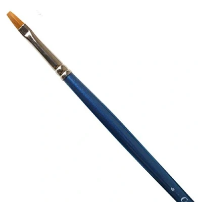 Obrázek Winsor &amp; Newton 5305010 Cotman syntetické vlasy akvarelový štětec série 555, plochý štětec, dlouhá rukojeť s vynikající pružností, barevnou nosností a přesností bodů č. 10, 9 mm