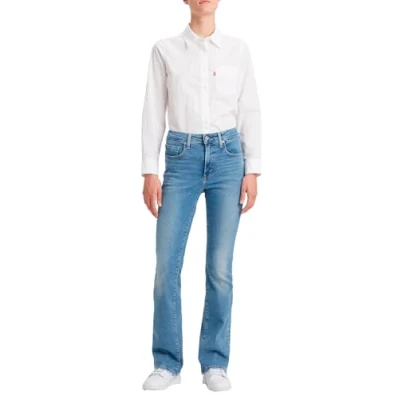Obrázek Levi&#039;s Damen 725™ High Rise Bootcut Jeans,Blue Wave Light,28W / 32L