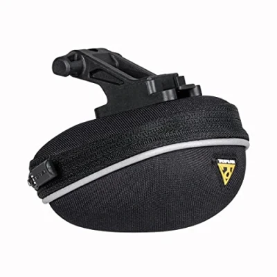 Obrázek Topeak Sedlová taška Pro Pack, w/Fixer F25, černá, Micro (XS) (12,5 x 9 8,5 cm, 0,3 l)