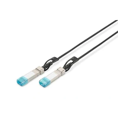 Obrázek DIGITUS SFP+ DAC kabel 10 Gbit/s kompatibilní s HP Aruba Síťový 2 m Direct Attach Cable Copper AWG30 Twinax černý