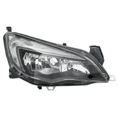 Obrázek HELLA 1EG 010 011 621 halogen/FF světlomet pro mj. Opel Astra J (P10) černý ECE pravostranný provoz pravý