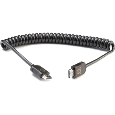 Obrázek Atomos ATOM4K60C6 HDMI kabel Full 40 cm, Cast Connector (80 cm Extended) černý