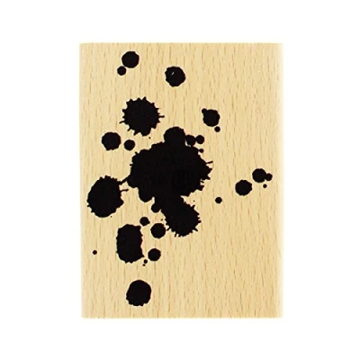 Obrázek Florilèges Design fe216054 Stempel Schöne Tropfen Holz 6 x 8 2,5 cm