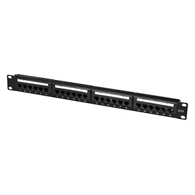 Obrázek LogiLink Professional Primeline Cat.6 (250 MHz) Patch Panel distribuční deska, 19 &quot;, UTP (Nestíněný) 24 Port (RJ45)