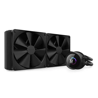 Obrázek NZXT Kraken 280 RL KN280 B1 280mm AIO CPU vodní chlazení 1,54&quot; LCD displej 240x240 2x140mm PWM Fans EIN Breakout kabel pro snadnou instalaci černý