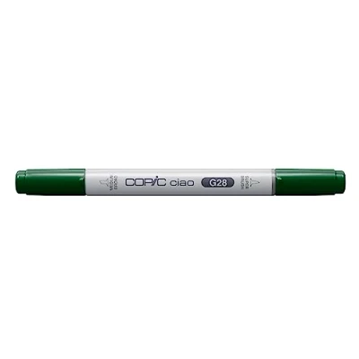 Obrázek COPIC Ciao Marker Typ G 28, Ocean Green, univerzální zvýrazňovač rozložení, se středně širokým a jedním štětcovým hrotem