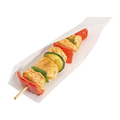 Obrázek Garcia de Pou 100 Einheit, geöffnet Pack Tasche für Häppchen, Hot Dogs in Box 35 gsm, 20 x 13/10 cm, Papier, weiß, 10 30 cm