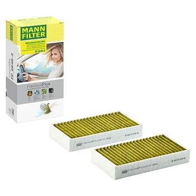 Obrázek MANN FILTER FP 2646 2 interiérový filtr FreciousPlus biofunkční pylový (sada ks) pro osobní automobily