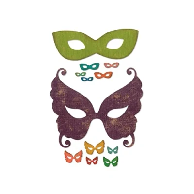 Obrázek Sizzix Thinlits Stanzformen Set 12Pk venezianische Maske