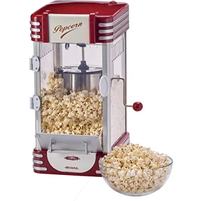 Obrázek Ariete Popcornmaschine mit Antihaft Korb Mischklinge. Korbkapazität 700 g. Rot