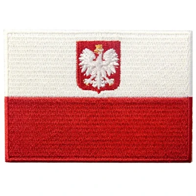 Obrázek Vlajka Polska záplata vlaštovka pták vyšívaná nášivka k nažehlení/přišití