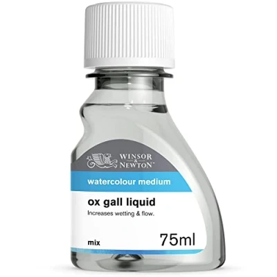 Obrázek Winsor &amp; Newton 2621766 žluč volský k odmaštění podkladů před pomalováním kvašovými nebo akvarelovými barvami 75 ml láhev