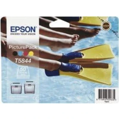 Obrázek Epson T5844 inkoustová náplň ploutve, Multi Pack, 4barevné