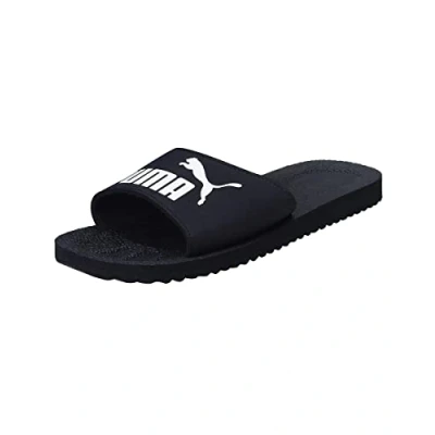 Obrázek PUMA Unisex Adults&#039; PURECAT Slides, Peacoat White