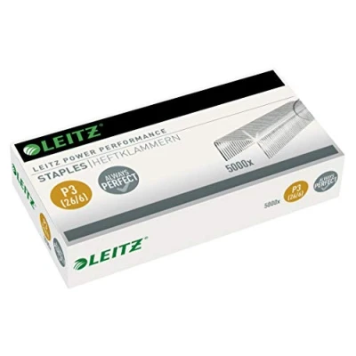 Obrázek Leitz Sponky Power Performance P3 (26/6), 5000 kusů, pozinkované, 55721000